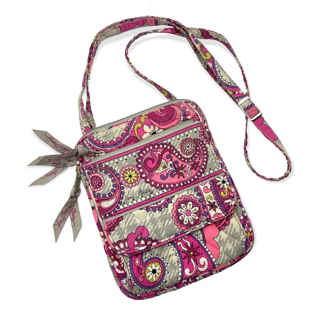 Vera Bradley Crossbody Bag Pink & Gray